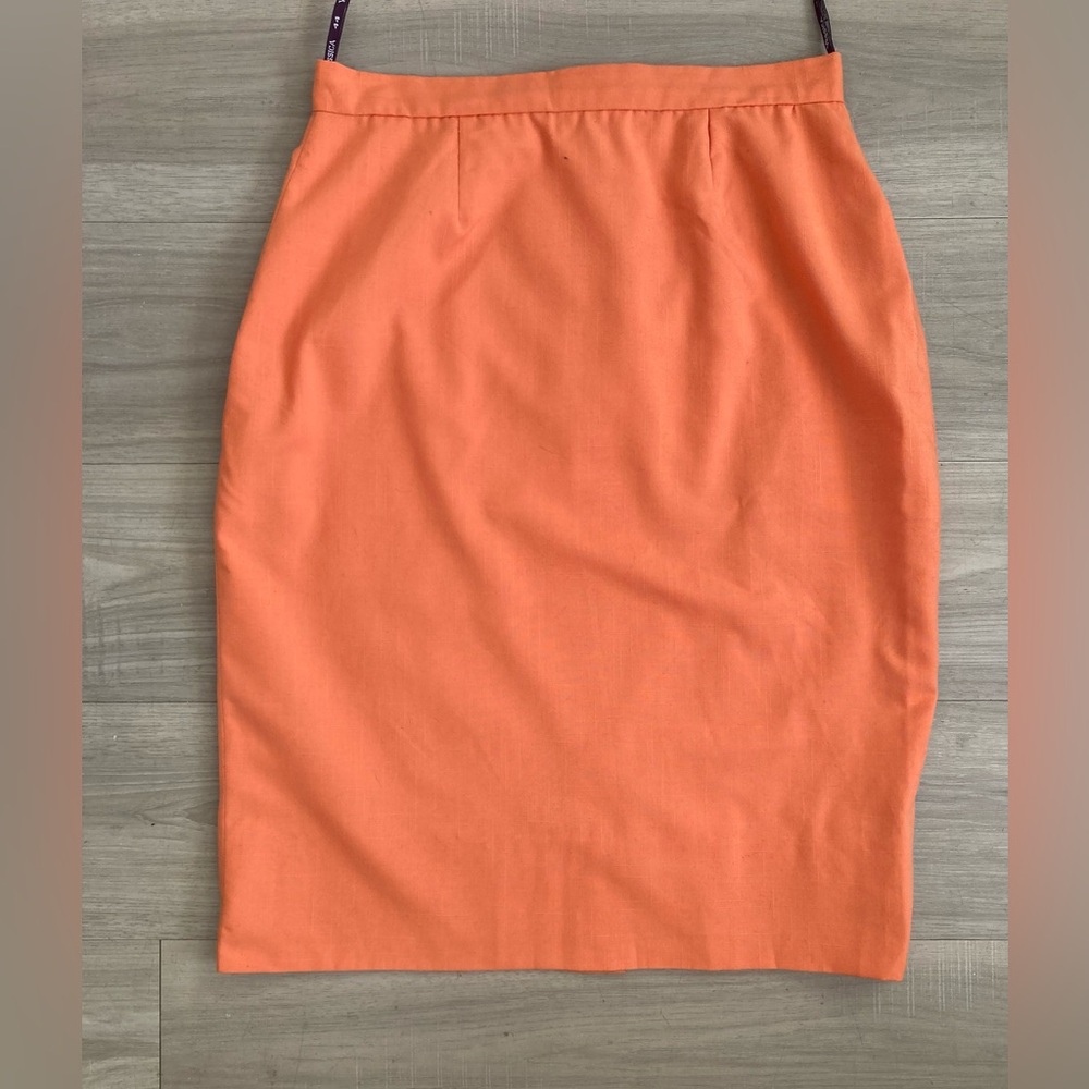 Elegant minimalist Coral Pencil Skirt 6